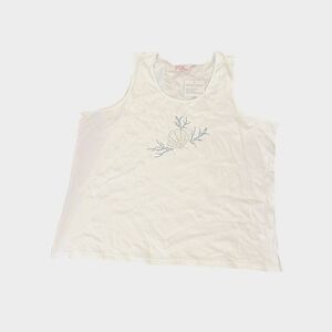 quacker factory Women’s Tank Top 3X Sequin